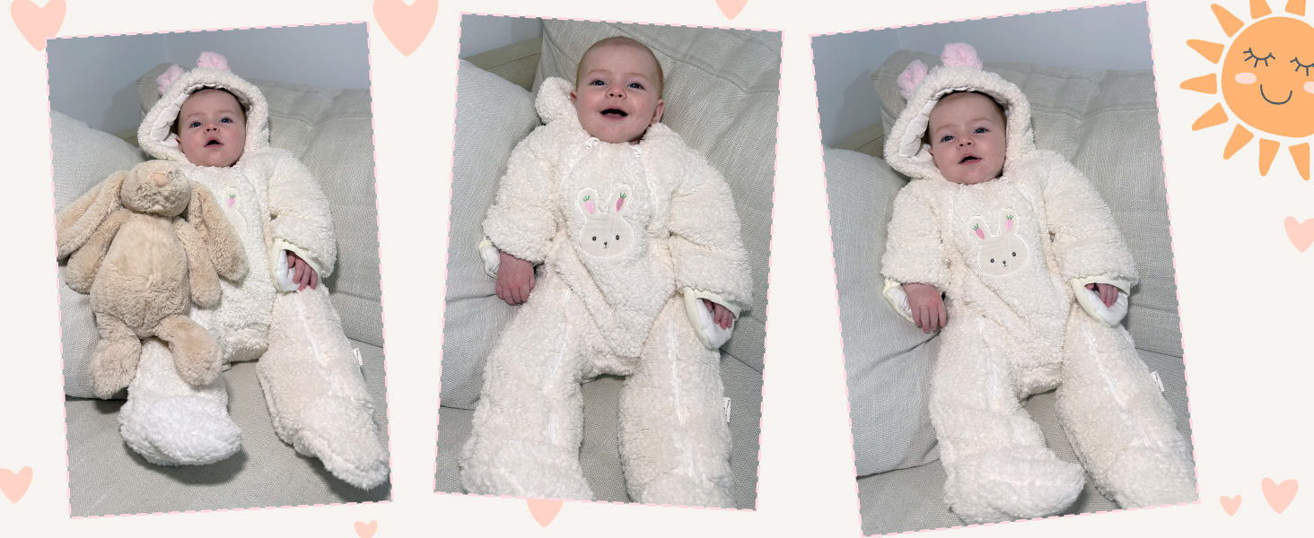 Baby Snowsuit Hooded Romper Winter Outfits