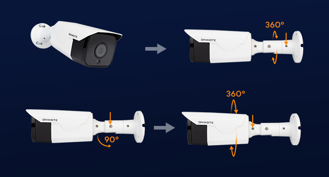 onwote camera security outdoor poe ip cameras business commercial indoor dome 4k 8mp two way