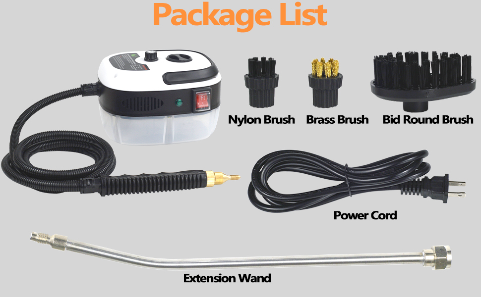 Steam Cleaner, 2500W Handheld High Pressure Steam Cleaner