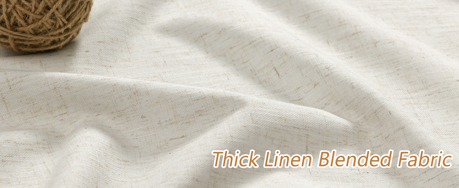 linen curtains