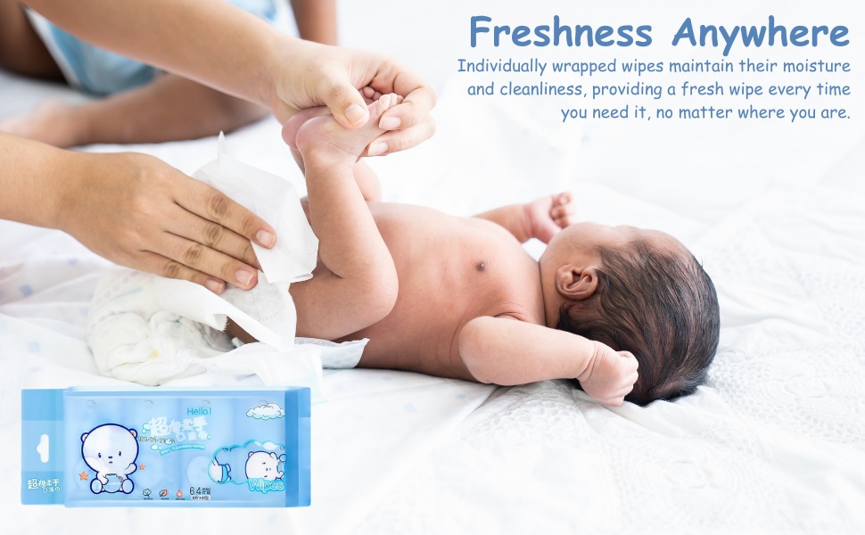 baby wet wipes, mini wipes for travel, face wipes for sensitive skin, pocket size wipes