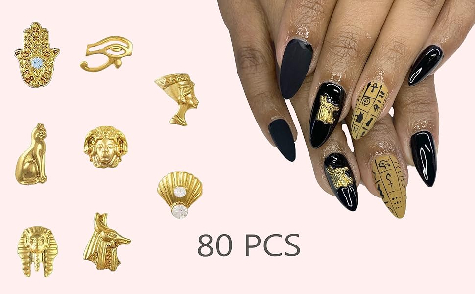 egyptian nail charms