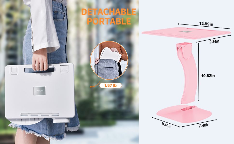 Portable laptop stand