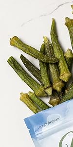 Dried Okra Chips