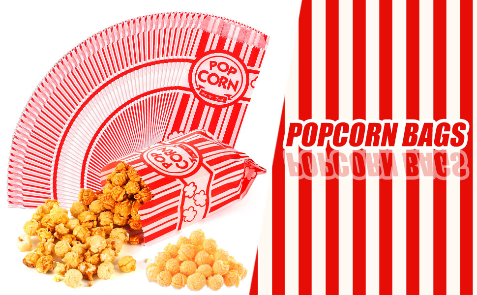 600 Pcs Popcorn Bags, 1 Oz Small Popcorn Bags Bulk