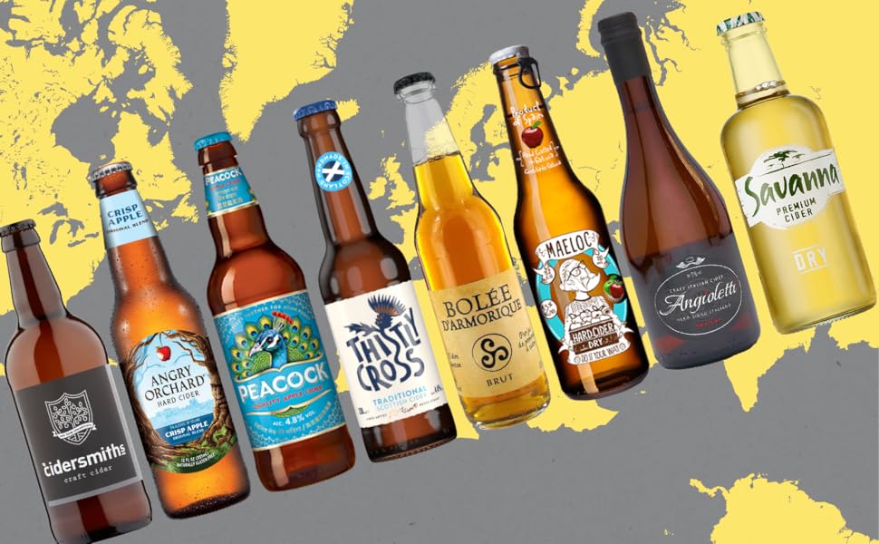 World of Cider Mixed Case x 8 Bottles, Discover a Selection of Ciders