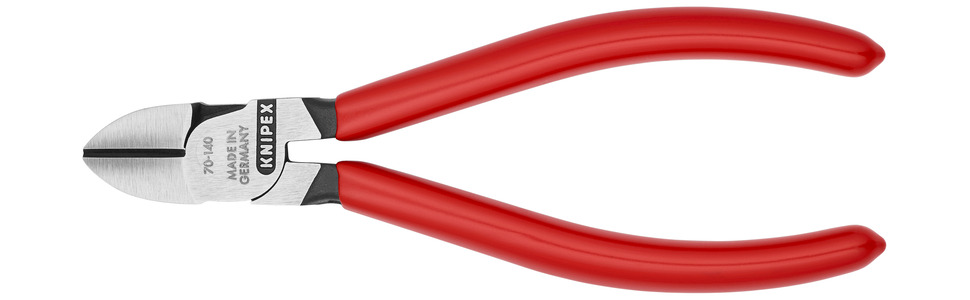 KNIPEX - 70 01 140 Tools - Diagonal Cutters (7001140), Red