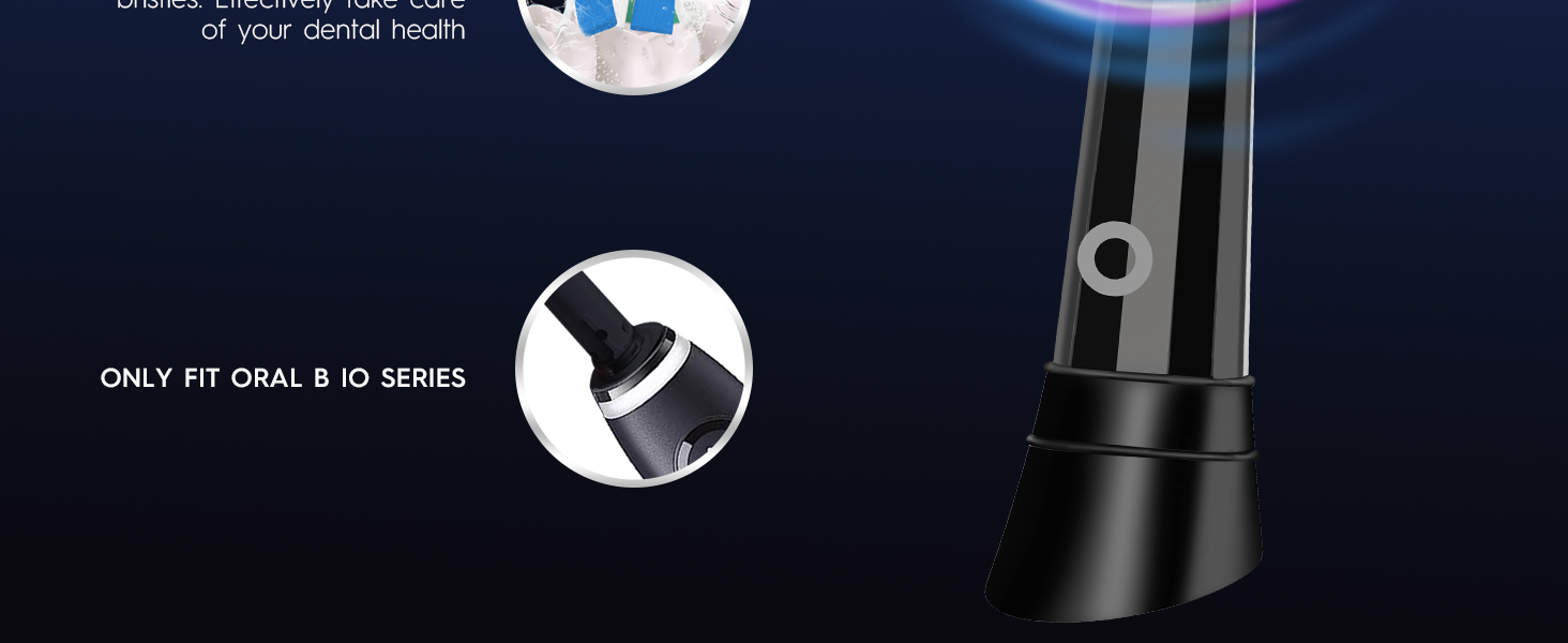 HSYTEK Replacement Toothbrush Heads Compatible with Oral B