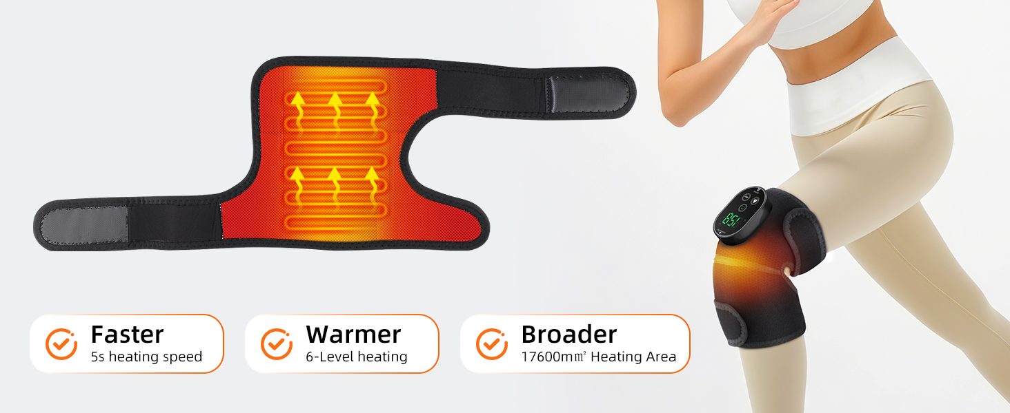 heated knee massager