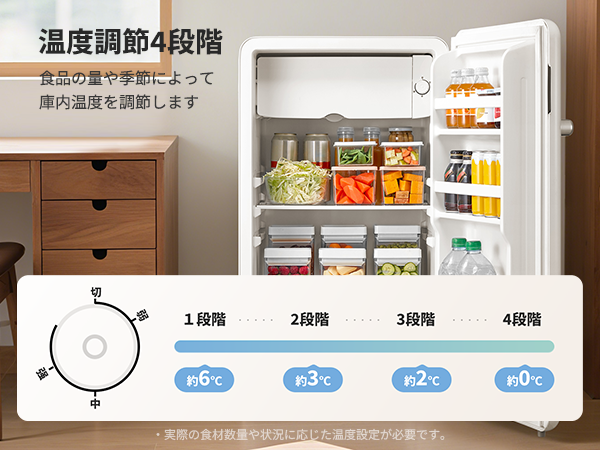 Amazon | COMFEE' 冷蔵庫 93L 幅48.8cm 温度調節 ノンフロン 1