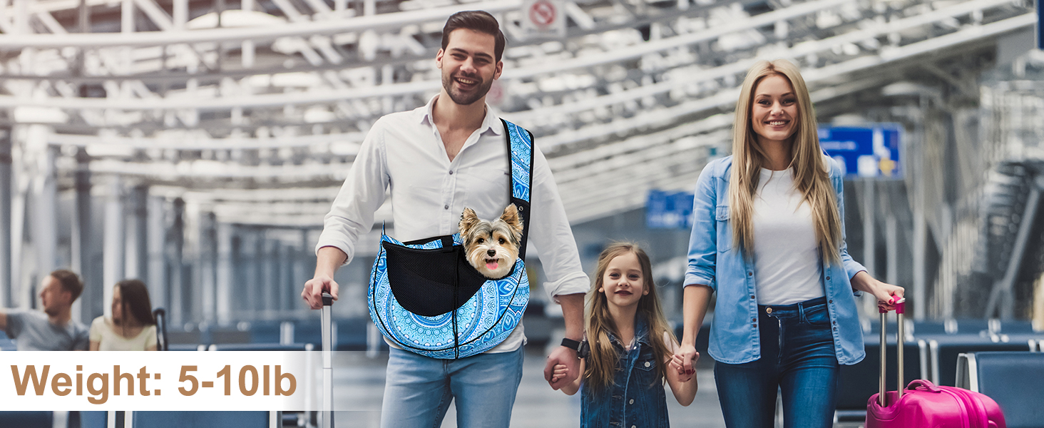 Dog Carrier, Bienbee Dog Sling Carriers for Small Dogs Pet