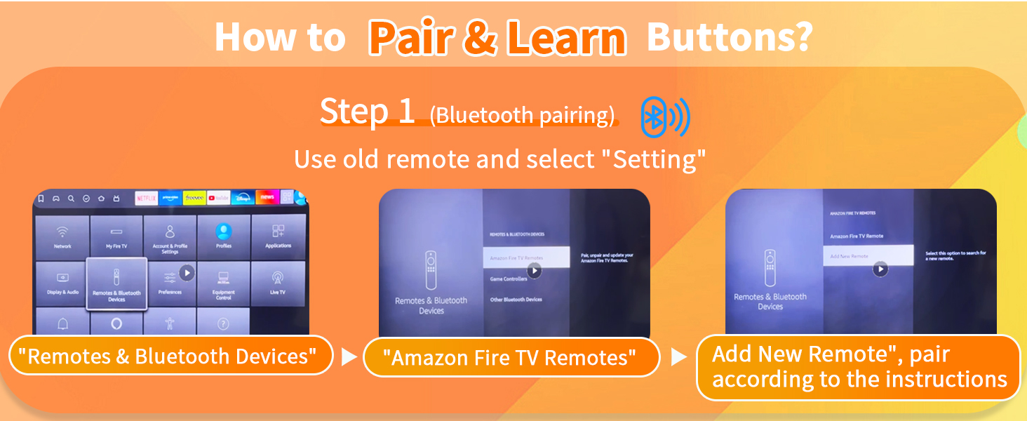 Text reads 'How to Pair a Card/button'. Step-by-step interface screenshots showing payment card pairing process with blue highlighting.