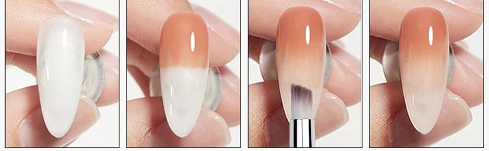  Nail Art Brush UV Gel Painting Drawing Manicure Pen Tools DIY Accessory Pigment gradient 