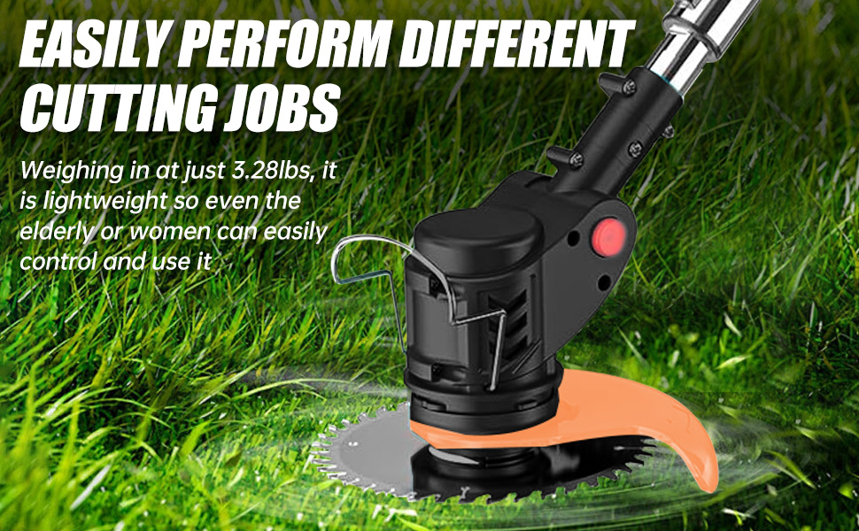 Electric Weed Wacker Weed Cordless Eater Battery Powered