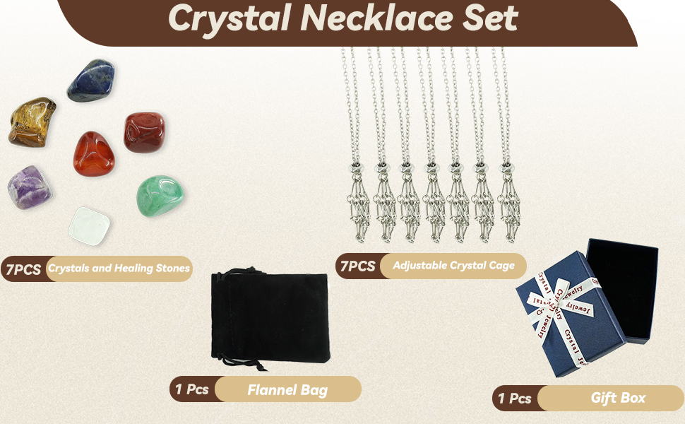 crystal necklace holder crystal holder necklace cage crystal cage