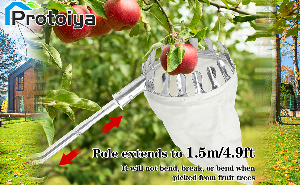 Protoiya Fruit Picker Tool, Fruit Picking Harvester with