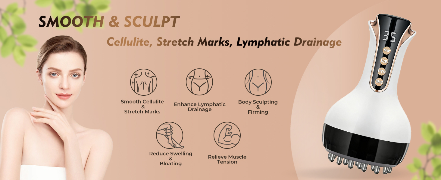 Lymphatic Drainage Cellulite Massager