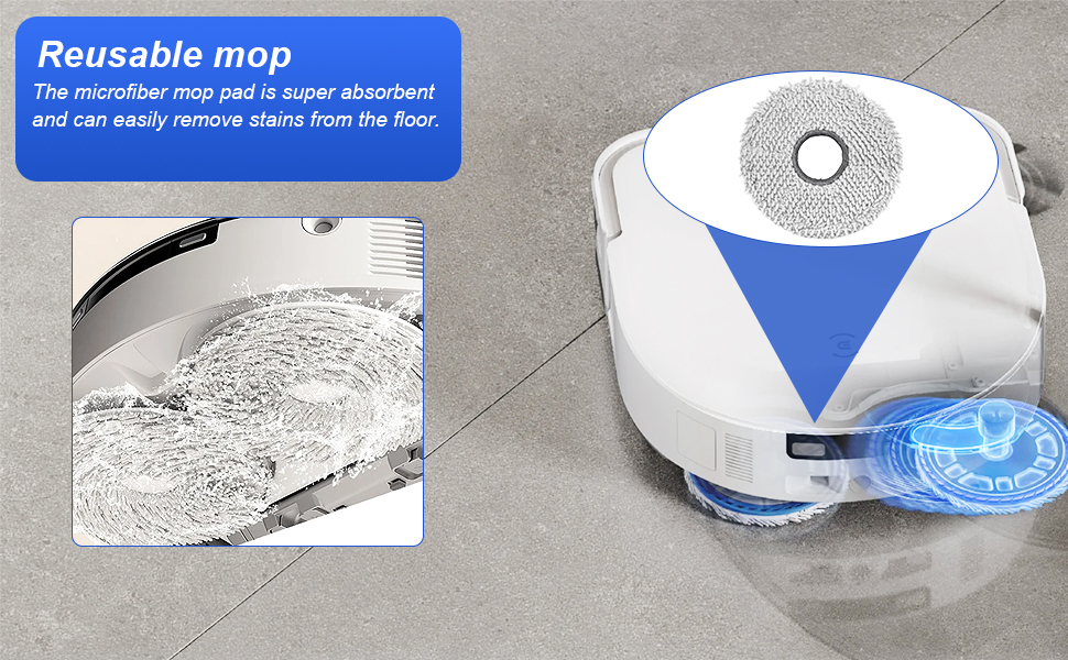 Zubehör Ersatzteil für Ecovacs Deebot X5 Omni