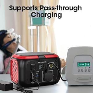 600Wh Power Station support charging and discharging at the same time