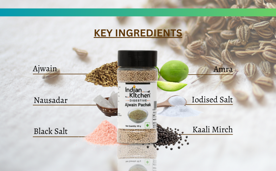 Indian Kitchen Ajwain Pachak 85g Tasty Goli Healthy Relieve Gas