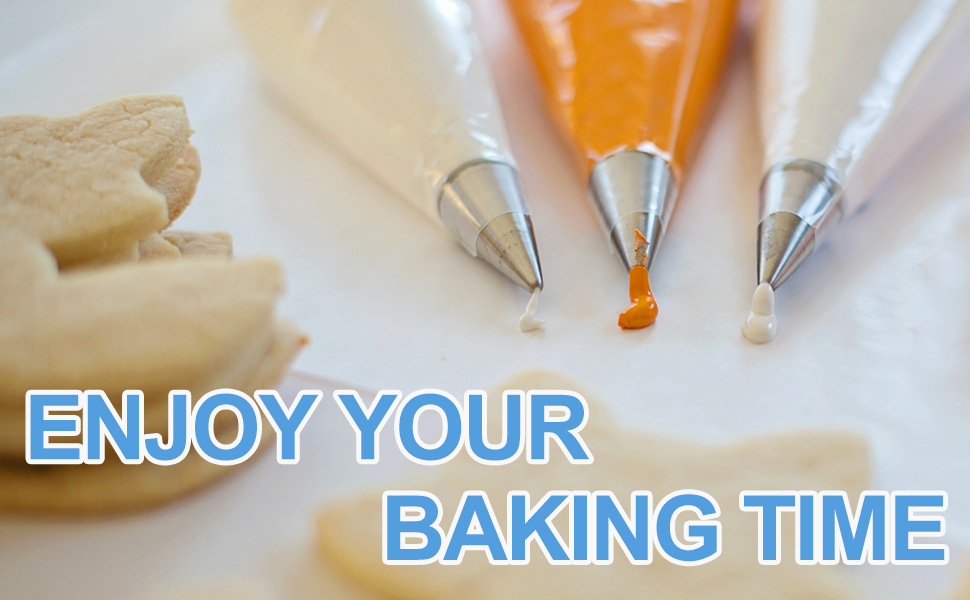 210Pcs Sugar Cookie Decorating Tool Kit, 200 Pcs Tipless