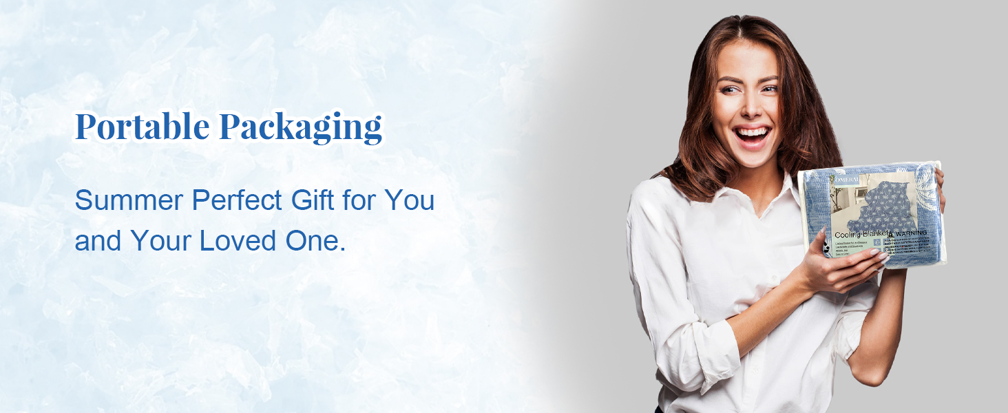 OMERAI Cooling Blanket King, Coconut Trees Cooling Blankets