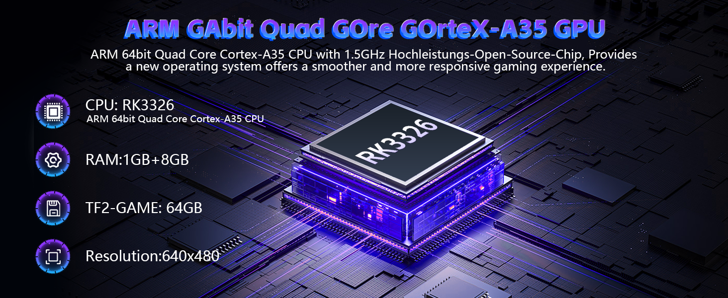 R36T Retro Handheld Game Console