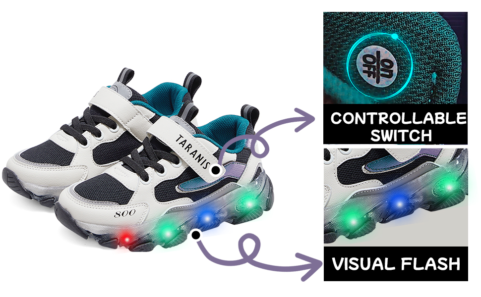 light up shoes for boys and girls
