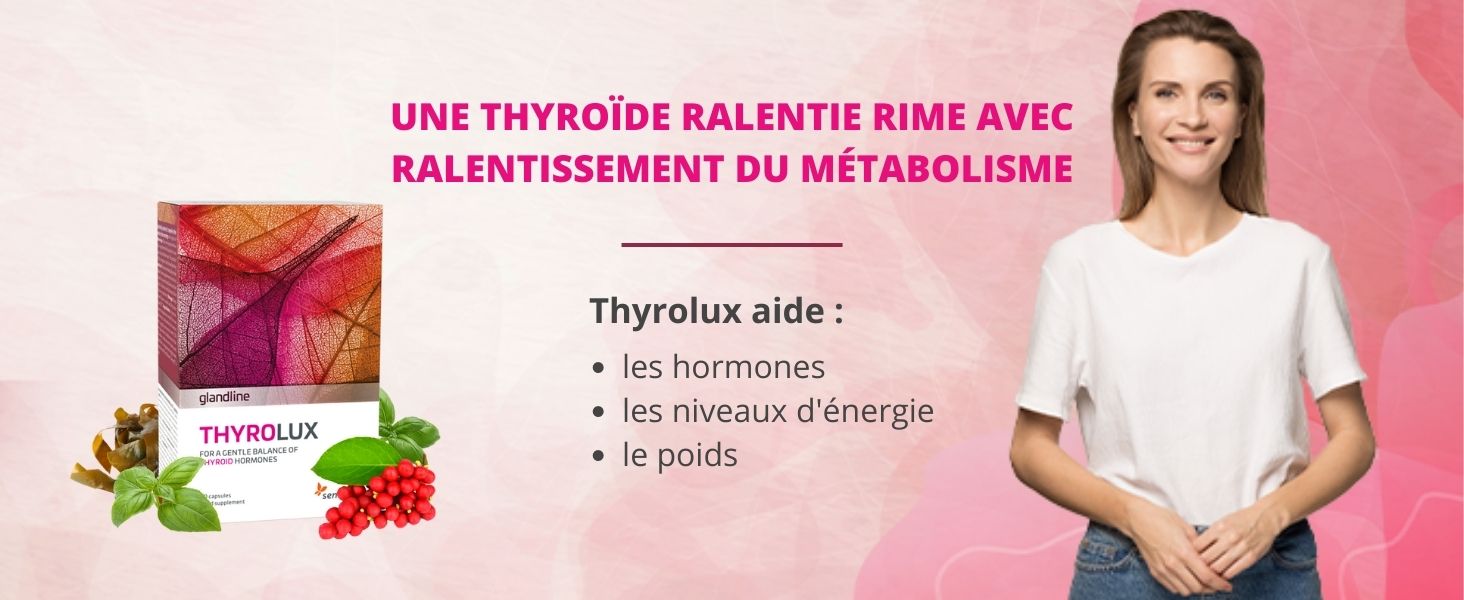 Thyrolux Gélules pour la Thyroïde LTyrosine, Iode, Sélénium