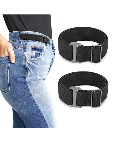 No Buckle Elastic 2 Loop Belt