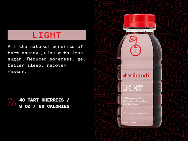 Cheribundi Tart Cherry Juice Sleep | Tart Cherry Juice with L-Theanine & Valerian Root 