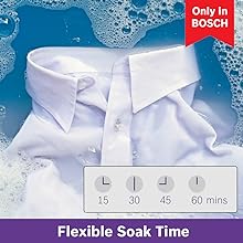 Bosch WOE802S7IN Flexble Soak TIme 2