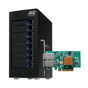 HighPoint RAID 4ベイタワー型 RocketStor 6414TS RocketStor 6414TS 4-Bay Q-SATA Turbo RAID Tower Enclosure