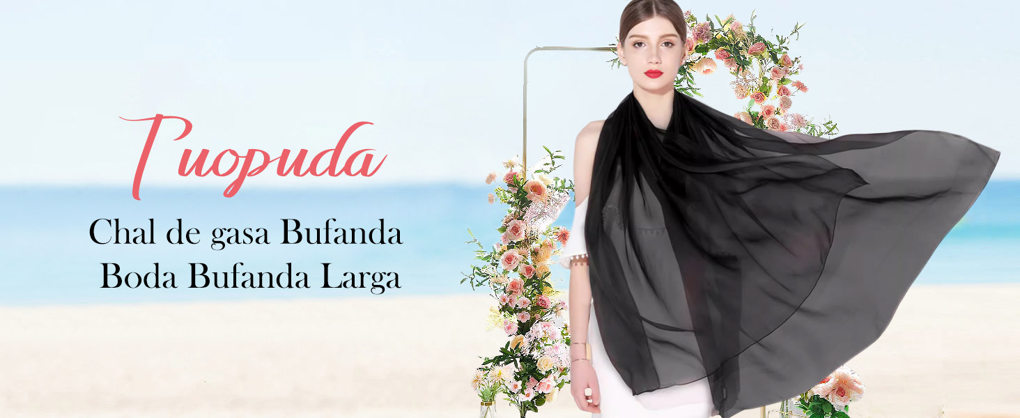 Bufanda Mujer Elegante Chal Estola