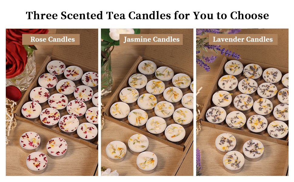 holiday candles scented