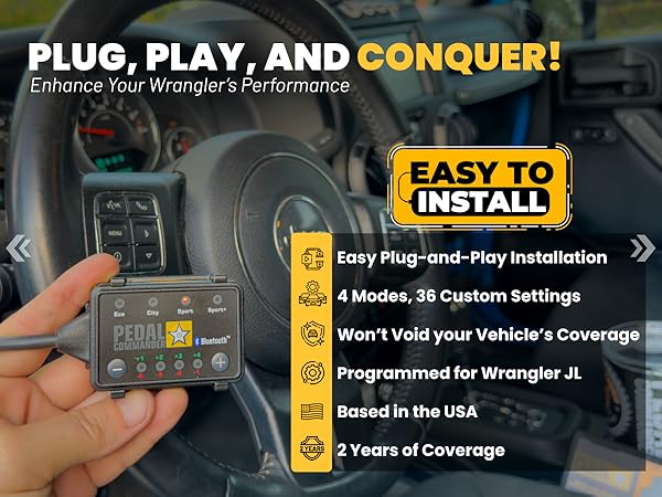 Jeep ラングラーJL  ペダルコマンダー Jeep ラングラーJL ペダルコマンダー Amazon.com: PEDAL