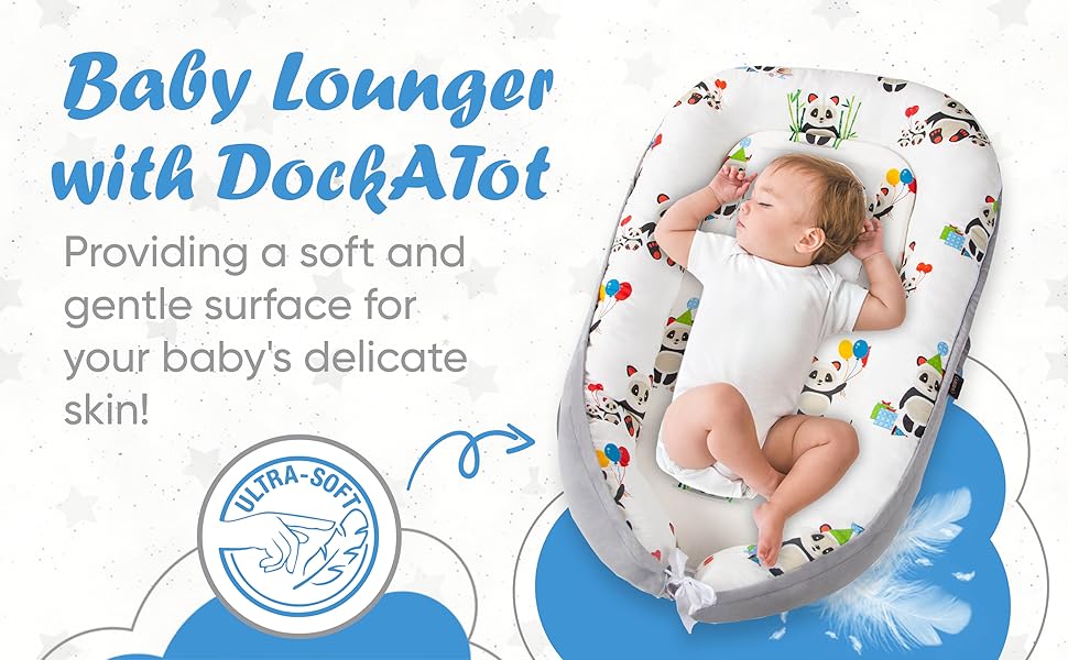 OCTIIFY Baby Nest, Dock A Tot Baby Lounger, 024 Months