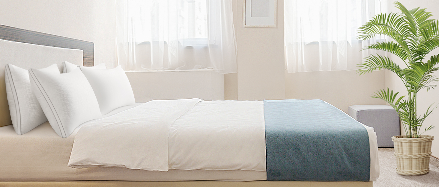 viewstar Pillows King Size Set of 2, Bed Pillows for