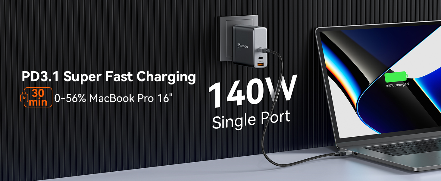 140W USB-C power adapter