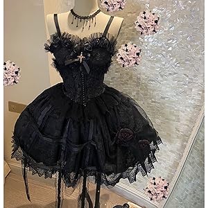 Amazon.co.jp: [SSUPTEMBER2] ワンピース ゴスロリ ロリータ 姫 ドレス