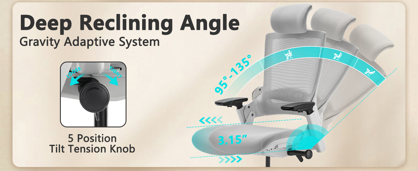 Clatina Mellet ergonomic office chair