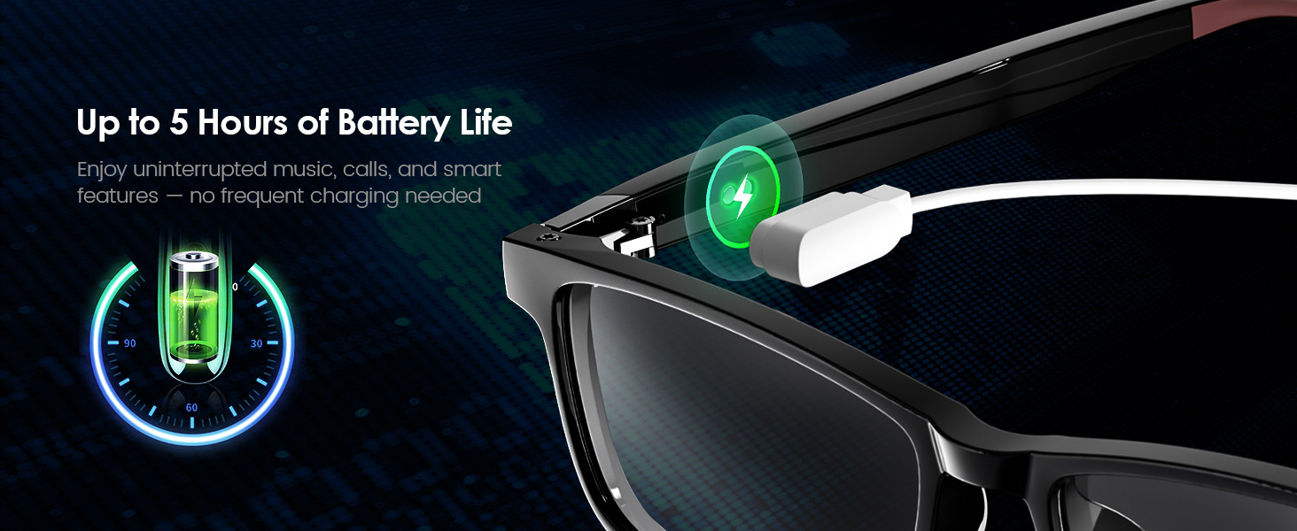 ai wireless bluetooth translation glasses