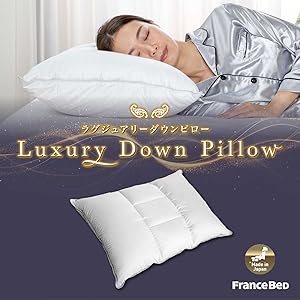 ラグジュアリーダウンピロー（FRANCE BED） フランスベッド まくら ラグジュアリーダウンピロー 【公式通販】