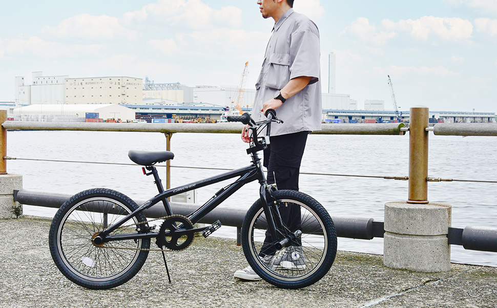 【送料無料】CANOVER CA-X1 BMX 20インチ ブラック 楽天市場】BMX 20インチ 自転車 街乗り マットブラック 送料無料