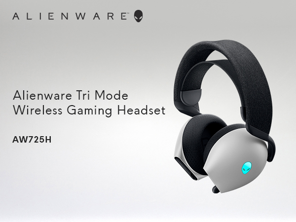 Alienware AW725Hワイヤレスゲーミングヘッドセット Amazon.com: Alienware Tri-Mode Wireless Gaming Headset