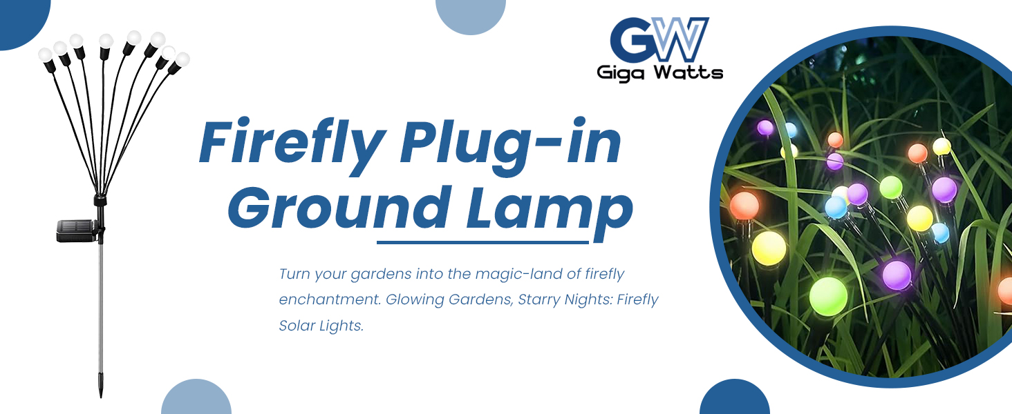 Solar Firefly Ground Lights