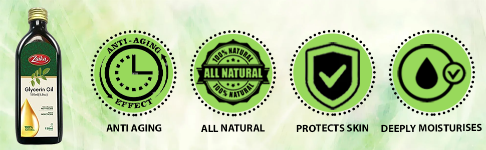 Zaika Glycerin Oil All Natural Protection Deeply Moisturisers