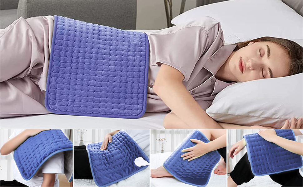 【Extra Large 30"x16" Size】Heating Pad Electric Extra Large With 6