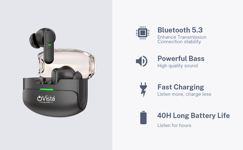 Wireless bluetooth earbuds