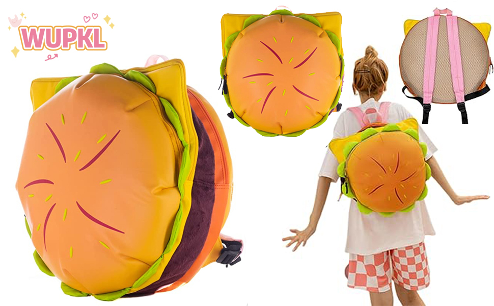 WUPKL Cheeseburger Backpack Universe